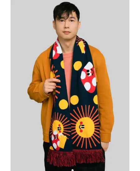 Organic cotton scarf Friendship