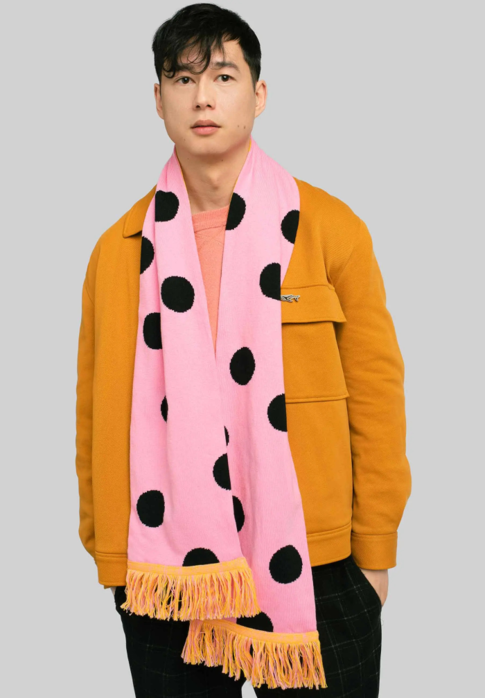 Organic cotton scarf Snake