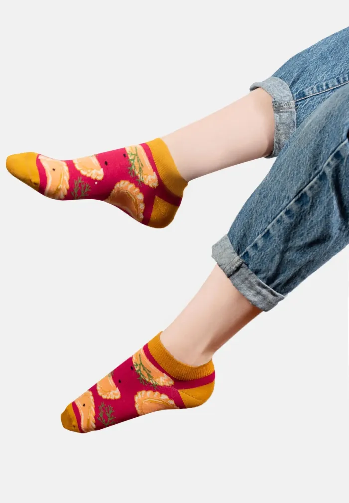 Ankle socks burgundy Dumplings