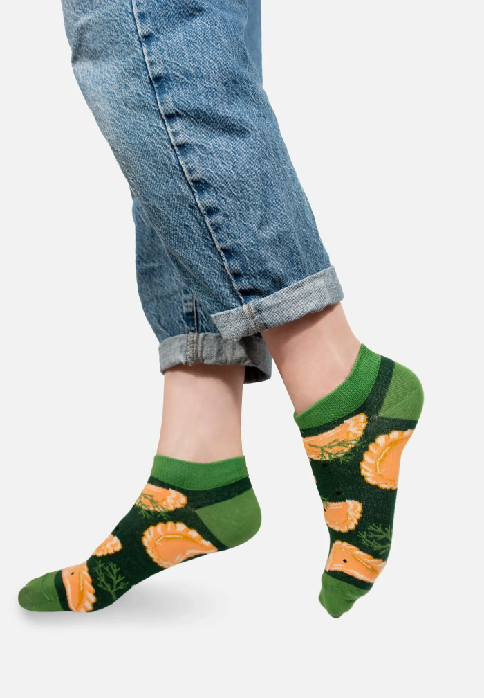 Ankle socks green Dumplings