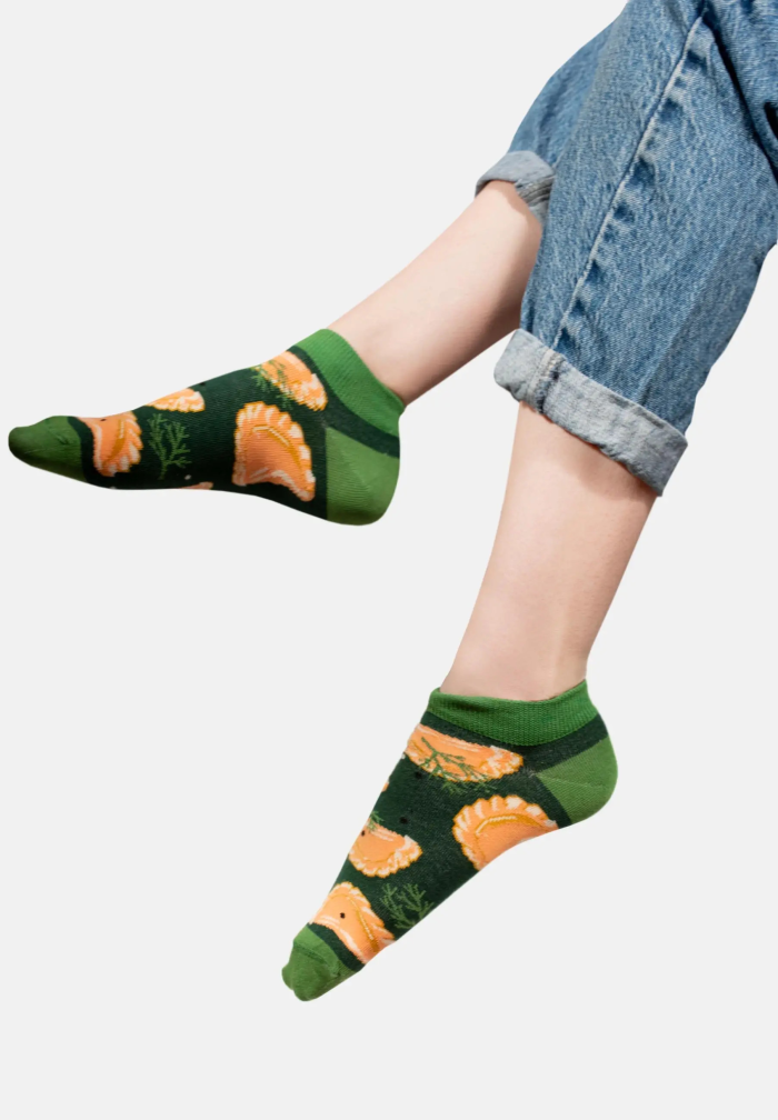 Ankle socks green Dumplings