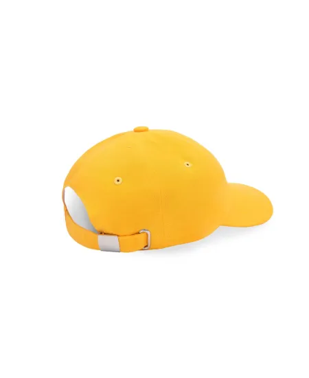 Low profile baseball cap Flower yellow