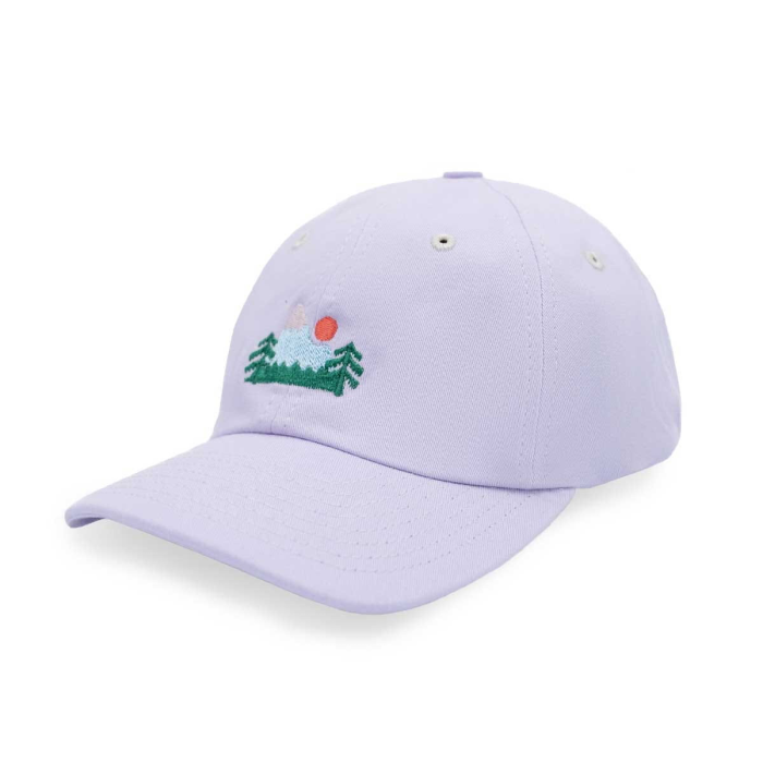 Low profile baseball cap Mountains lilac