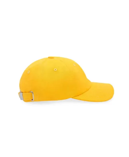 Low profile baseball cap Tit bird yellow