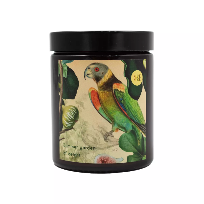Soy candle hemp Summer garden of delights