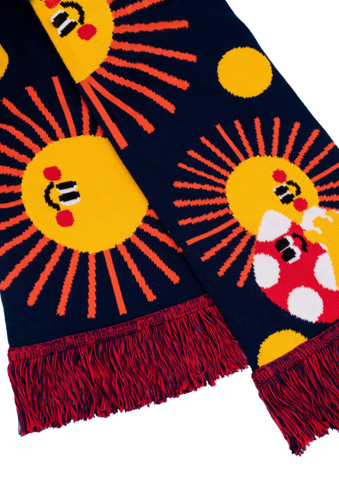 Organic cotton scarf Friendship