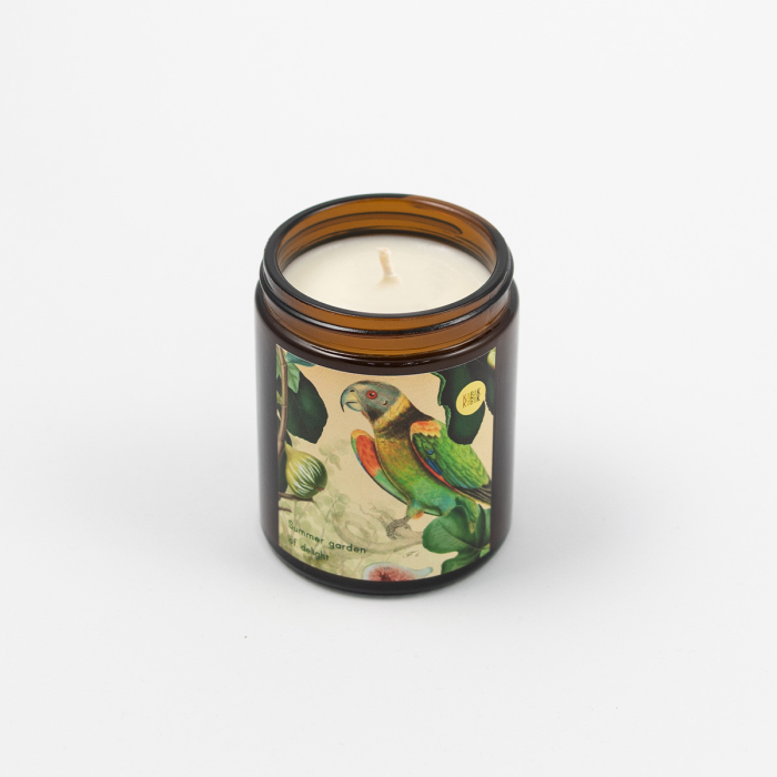 Soy candle hemp Summer garden of delights