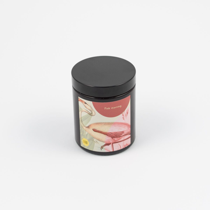 Soy candle hemp Pink Morning