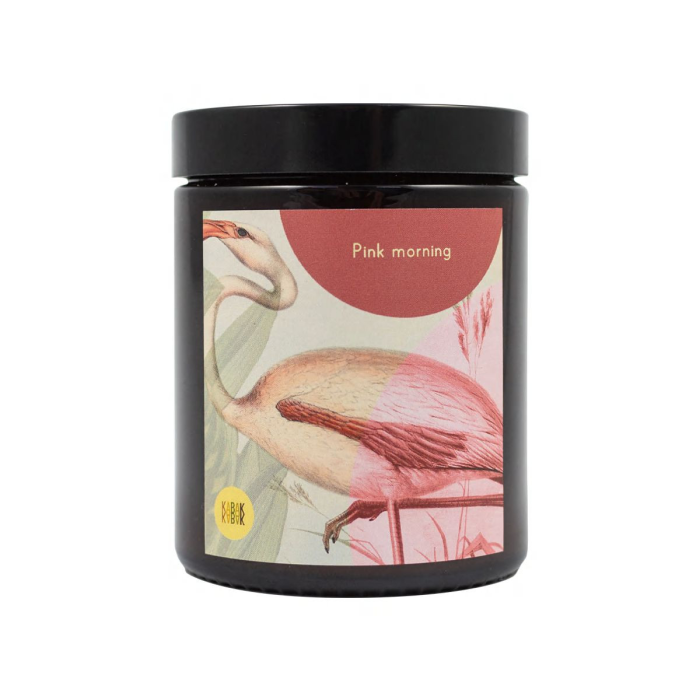 Soy candle hemp Pink Morning