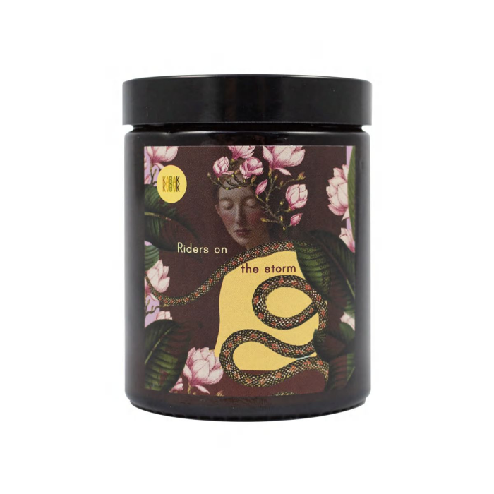 Soy candle hemp Riders on the Storm
