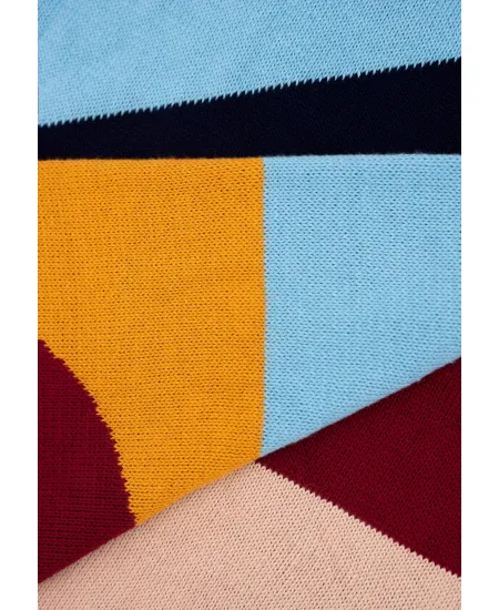 Organic Cotton Jacquard Scarf Minimalism