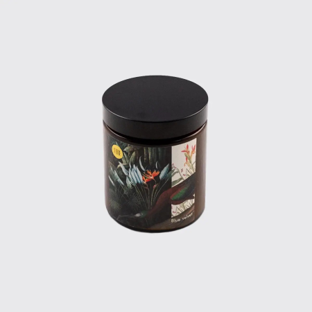 Soy candle hemp Blue velvet