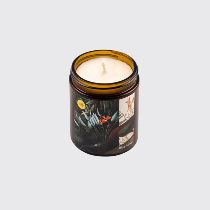 Soy candle hemp Blue velvet