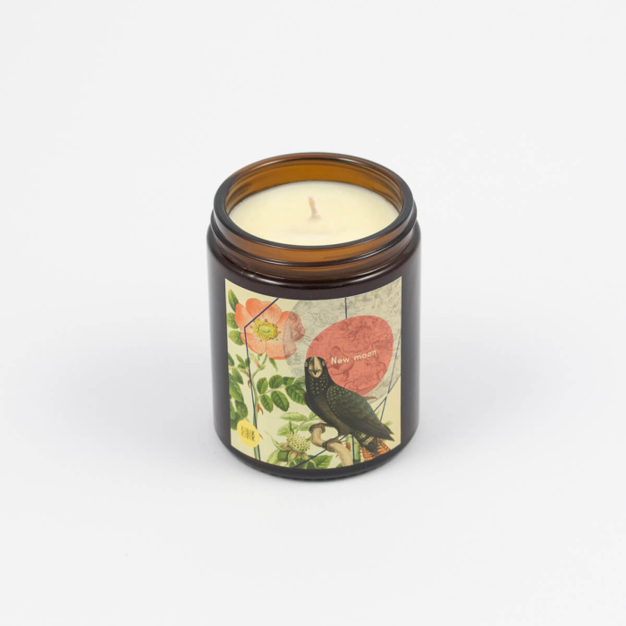 Soy candle hemp New Moon