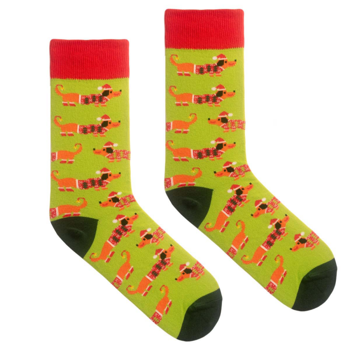 Socks Xmas Dachshund