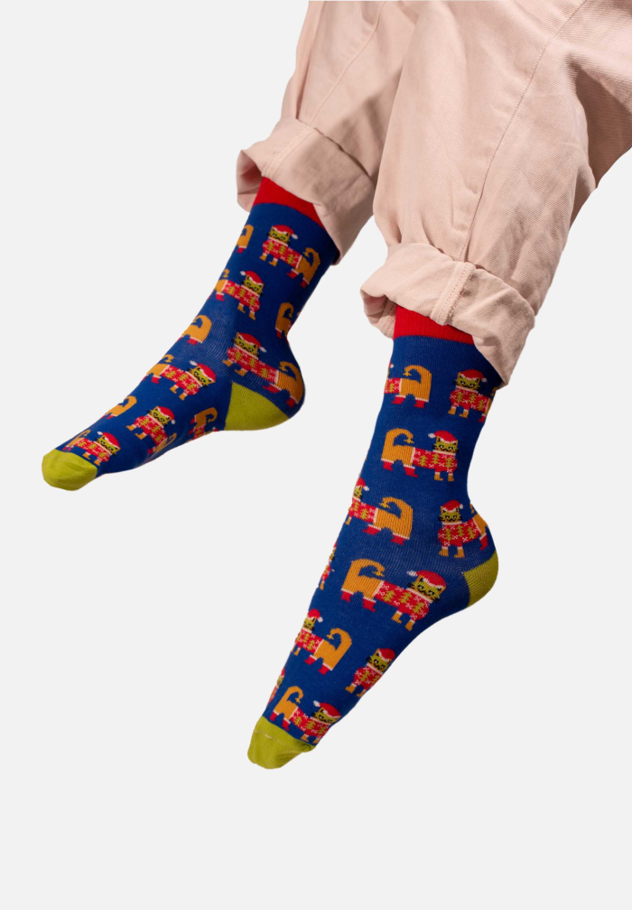 Socks Xmas Cats