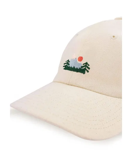Czapka z daszkiem low profile z bawełny organicznej Góry