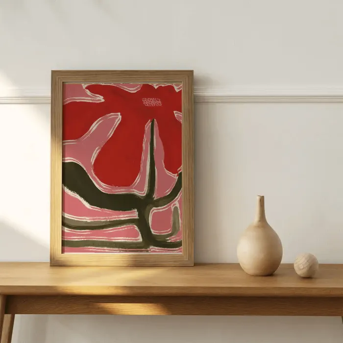 Kaśka - poster Tulipa Gesneriana | Crush corn paper