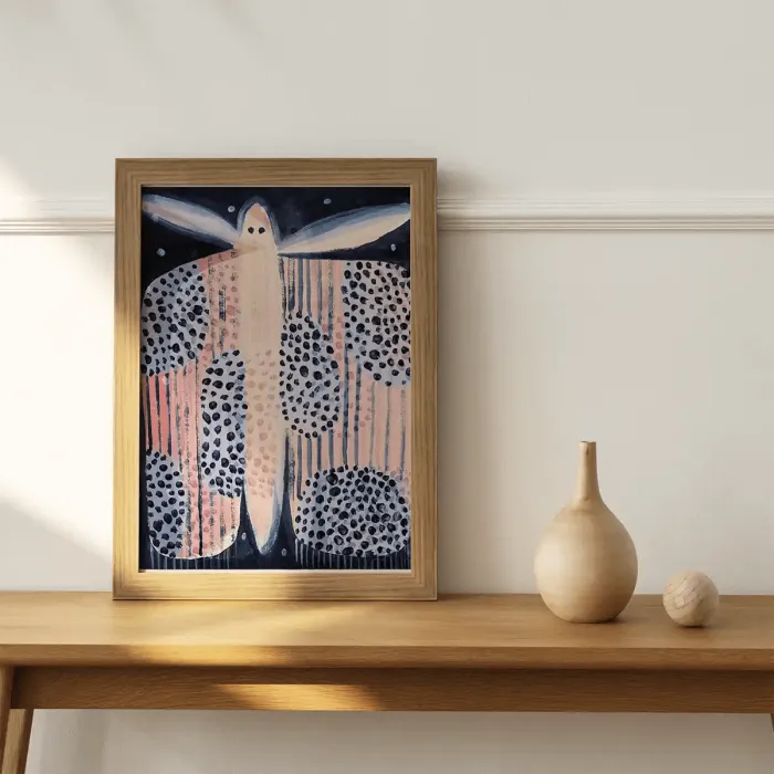 Kaśka - plakat Ćma| papier Crush Corn