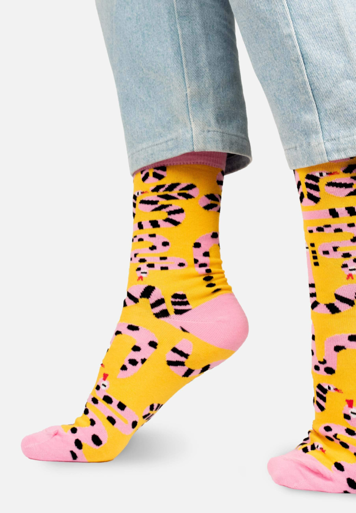 Organic cotton socks Snake