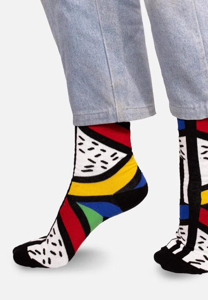 Organic cotton socks Pop Art