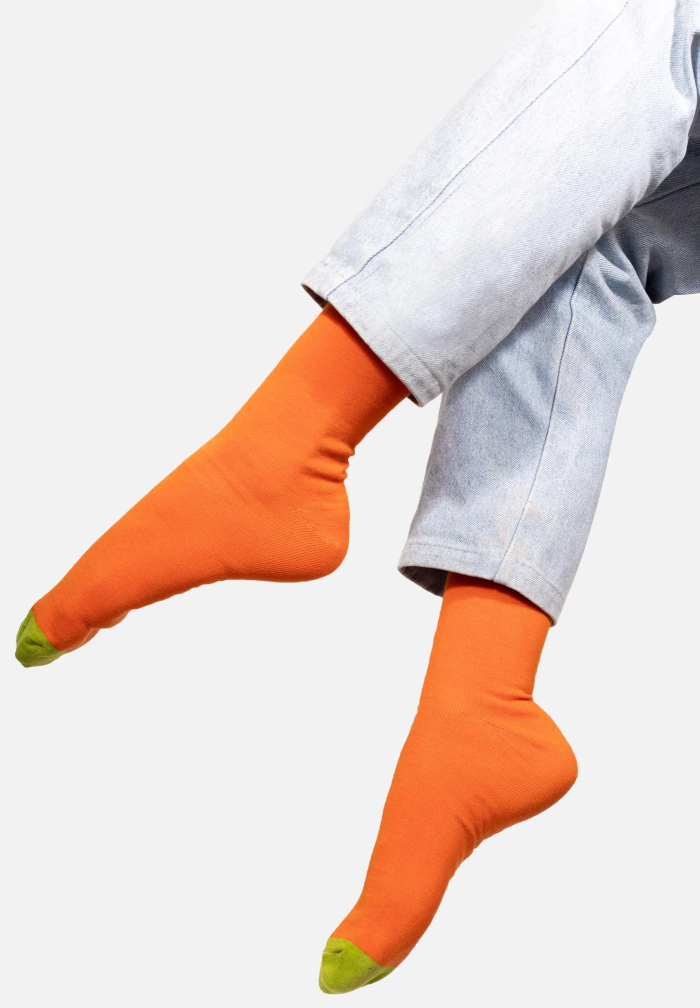 Organic cotton socks Carrot