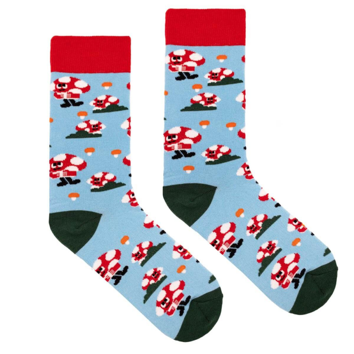 Organic cotton socks Mushrooms