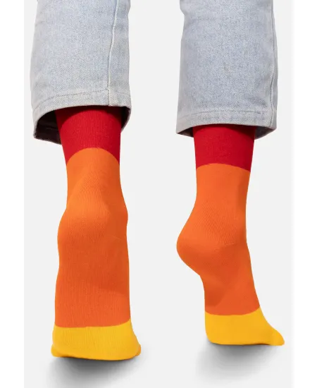 Organic cotton colorful socks sahara