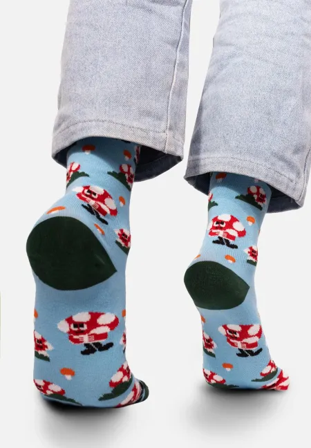 Organic cotton socks Mushrooms