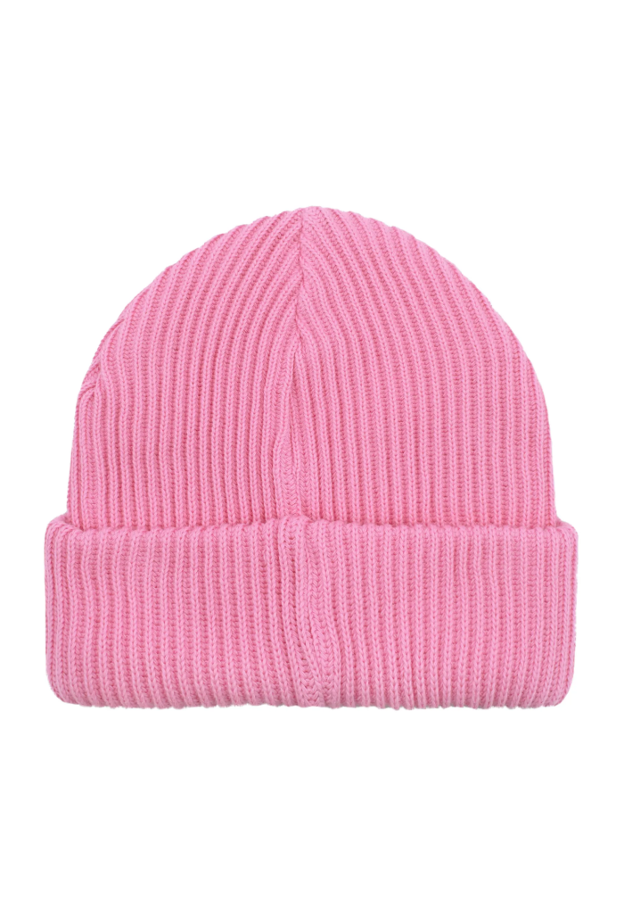 Pink levconia organic cotton winter beanie
