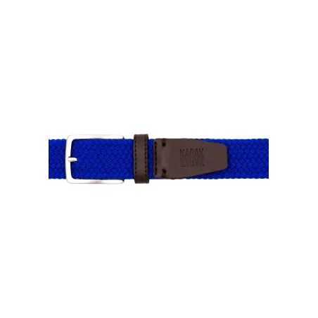 Recycled woven belt cornflower blue
