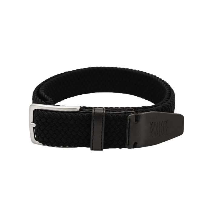 Recycled woven belt black
