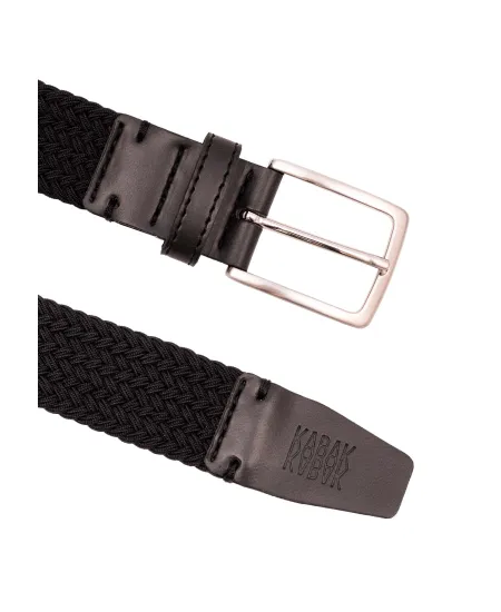 Recycled woven belt black