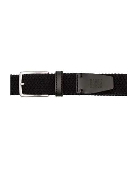 Recycled woven belt black