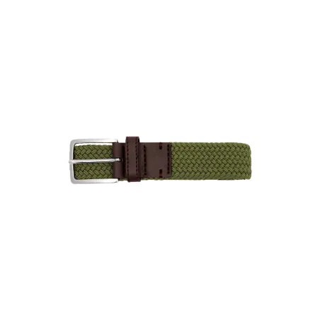 Recycled woven belt olive