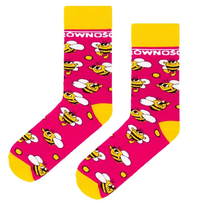 Socks Pink Bumblebee