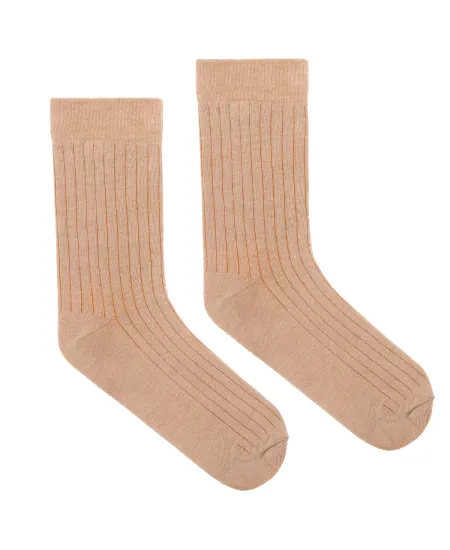 Classic beige suit socks not bad WETLAND with light elastane