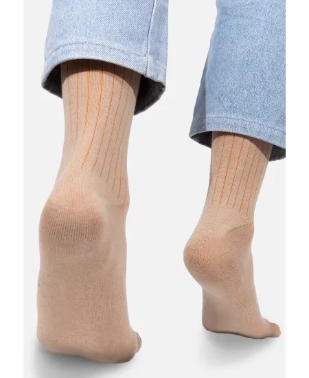 Classic beige suit socks not bad WETLAND with light elastane