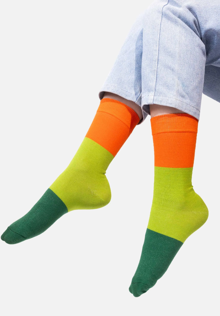 Organic cotton colorful socks Meadow