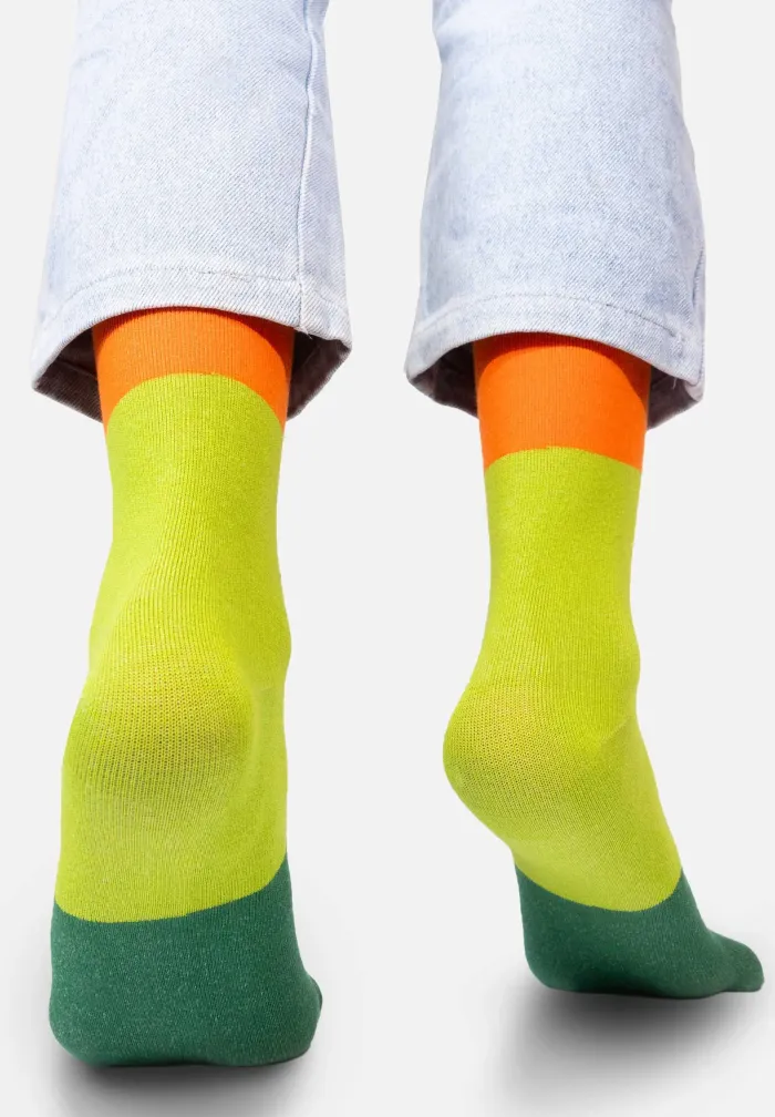 Skarpetki z bawełny organicznej kolorowe Łąka