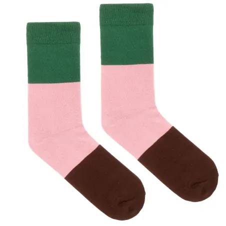 Organic cotton colorful socks Forest Floor