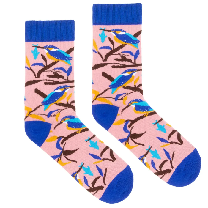 Organic cotton socks Kingfisher
