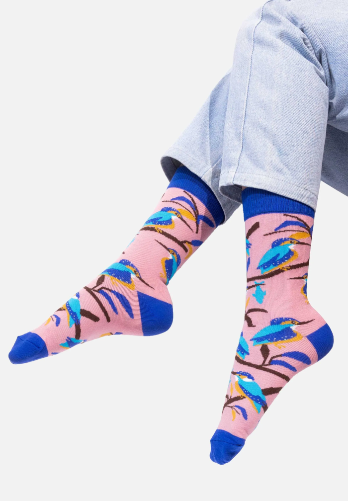 Organic cotton socks Kingfisher