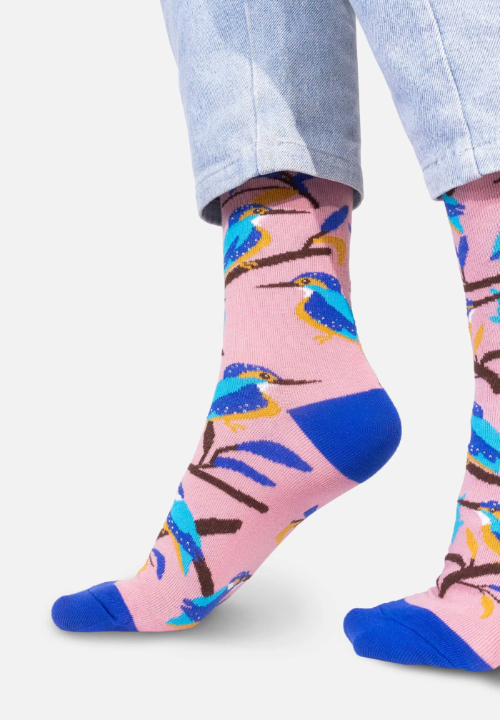 Organic cotton socks Kingfisher