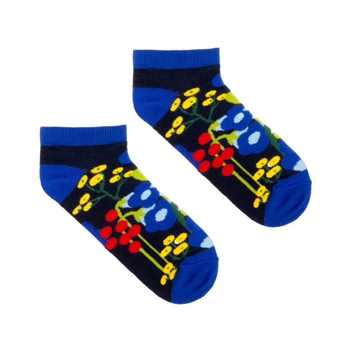 Organic cotton ankle socks Flower Meadow