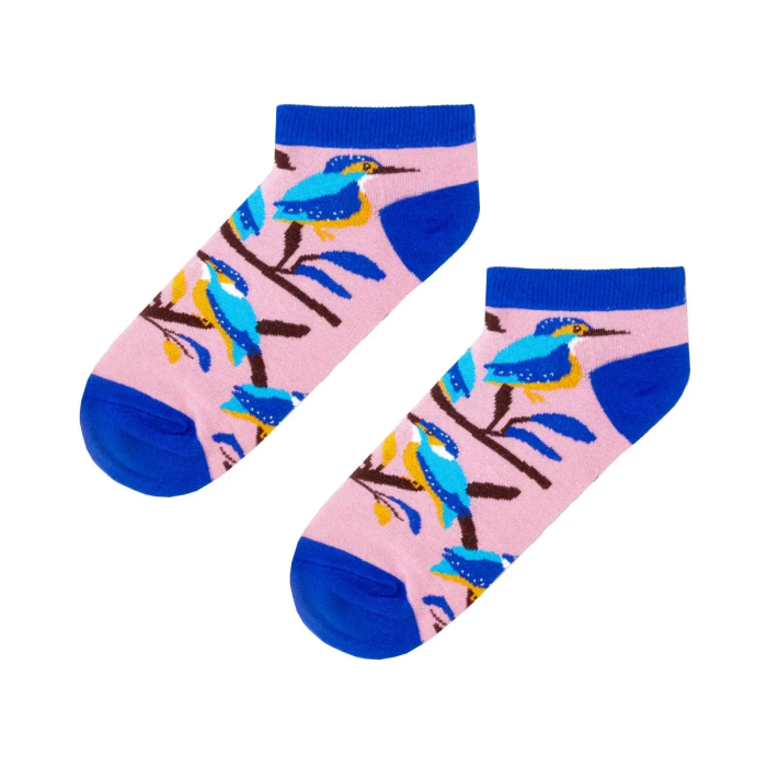 Organic cotton ankle socks Kingfisher