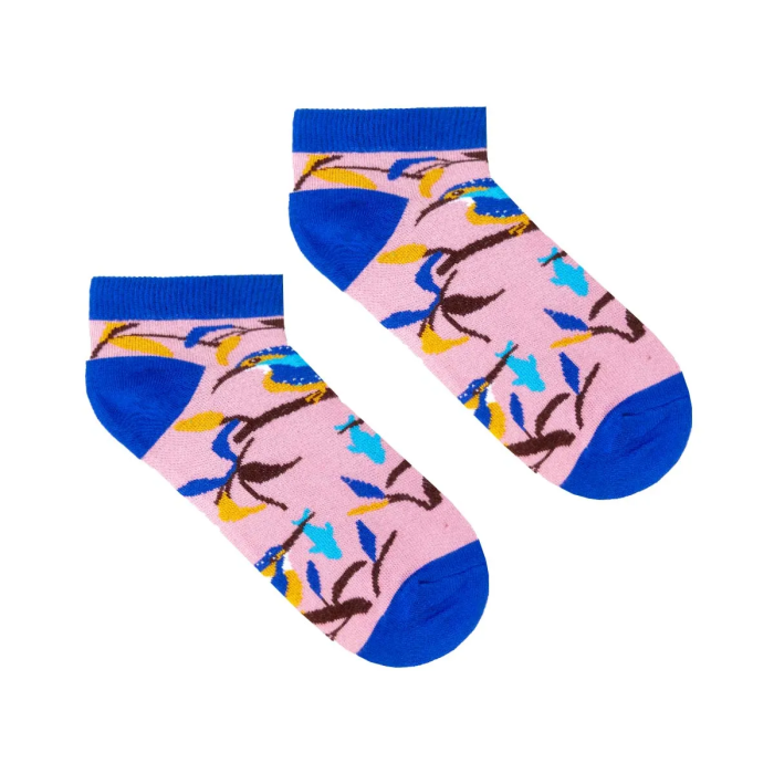 Organic cotton ankle socks Kingfisher