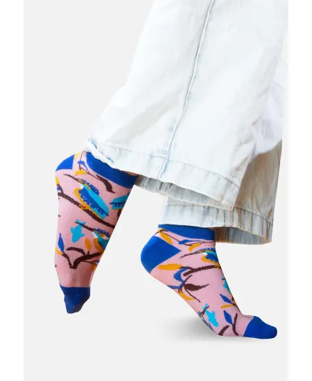 Organic cotton ankle socks Kingfisher