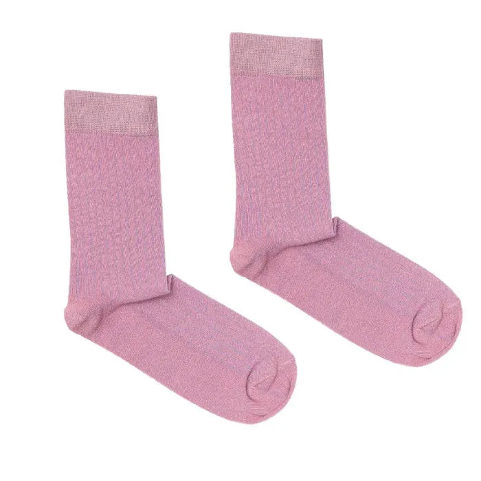 Classic purple suit socks with blue elastane