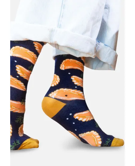 Socks navy blue Dumplings